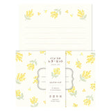 Furukawashiko Stamp Letter Set - Warm and Fuzzy Mimosa