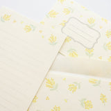Furukawashiko Stamp Letter Set - Warm and Fuzzy Mimosa