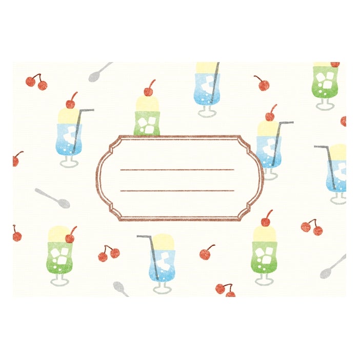 Furukawashiko Stamp Letter Set - Cream Soda