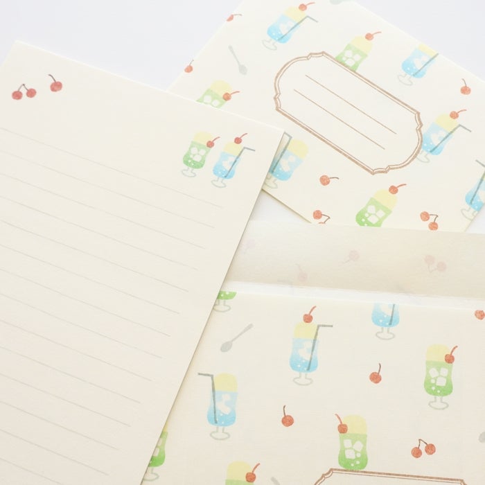Furukawashiko Stamp Letter Set - Cream Soda