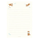 Furukawashiko Stamp Letter Set - Smooth-Swimming Otter