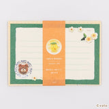 Furukawashiko Letter Set - Pakupaku Yellow