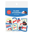 Furukawashiko Flake Stickers - Snow and Dog