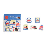 Furukawashiko Flake Stickers - Snow and Dog