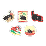 Furukawashiko Flake Stickers - House and Cat