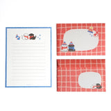 Furukawashiko Today's Letter Set - Snow and Dog