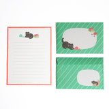 Furukawashiko Today's Letter Set - House and Cat