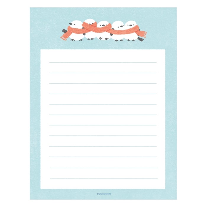 Furukawashiko Today's Letter Set - Snow and Bird