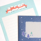 Furukawashiko Today's Letter Set - Snow and Bird