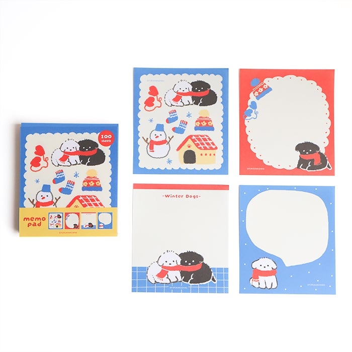 Furukawashiko Memo Pad - Snow and Dog