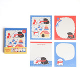 Furukawashiko Memo Pad - Snow and Dog