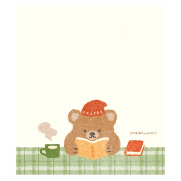 Furukawashiko Memo Pad - House and Bear