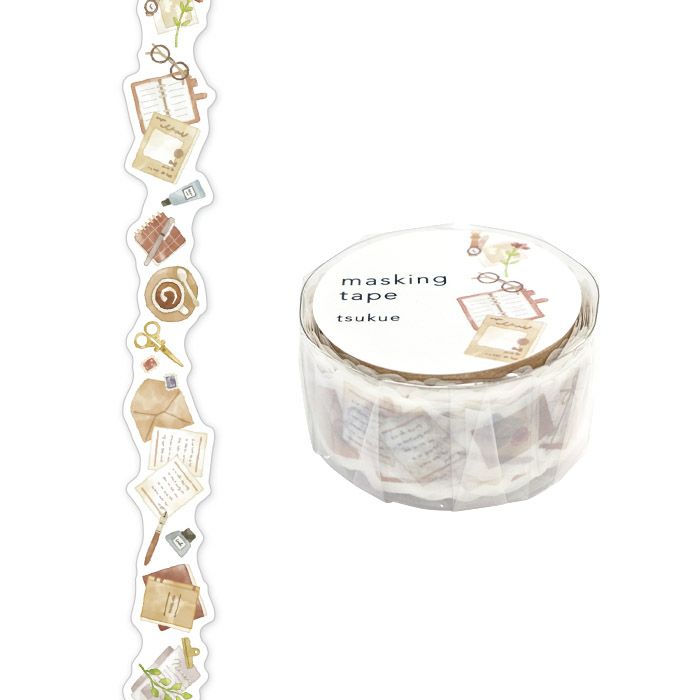 Mind Wave Die-Cut Decoration Masking Tape - Stationery