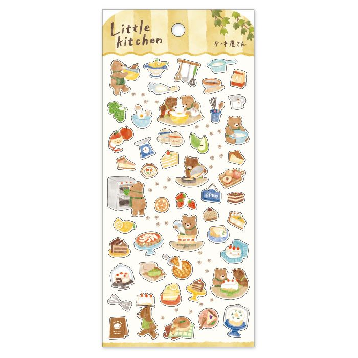 Mind Wave Little Kitchen Stickers - Cake Shop