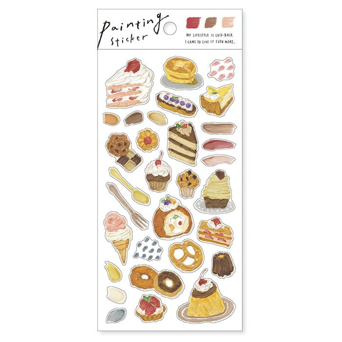 Mind Wave Painting Stickers - Sweets