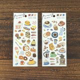Mind Wave Painting Stickers - Coffee