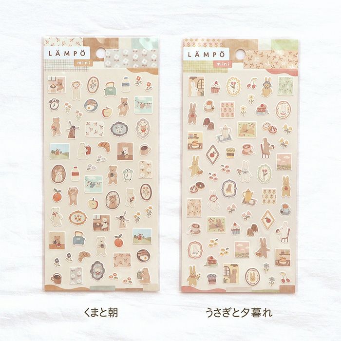 Mind Wave Lampo Mini Stickers - Rabbit and Dusk