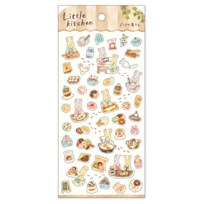 Mind Wave Little Kitchen Stickers - Donut Shop