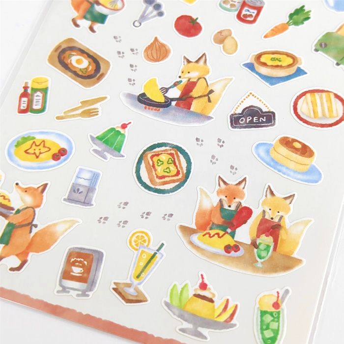 Mind Wave Little Kitchen Stickers - Cafe