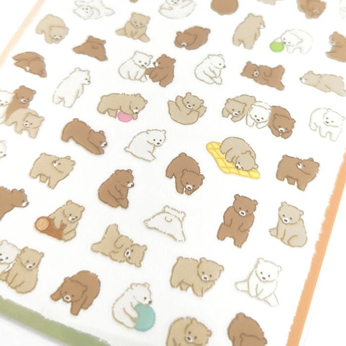 Mind Wave Puchi Fuwa Stickers - Bear