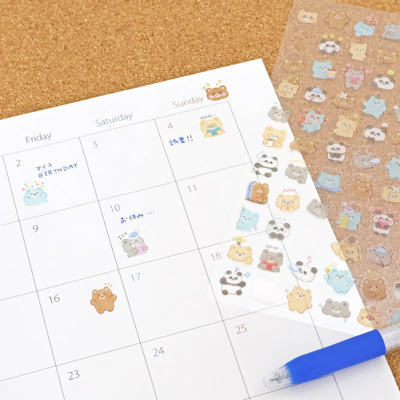 Mind Wave Mood Icon Stickers - Bear