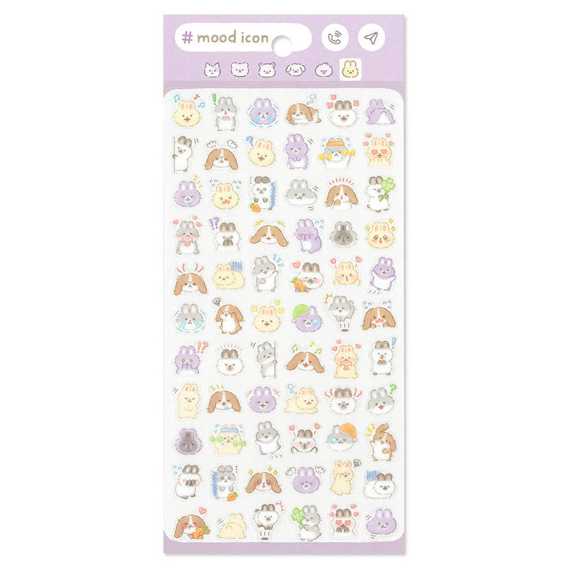 Mind Wave Mood Icon Stickers - Rabbit