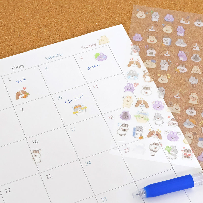 Mind Wave Mood Icon Stickers - Rabbit