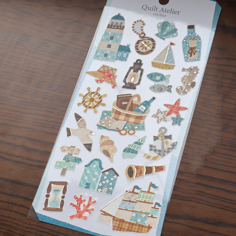 Mind Wave Quilt Atelier Stickers - Port Town