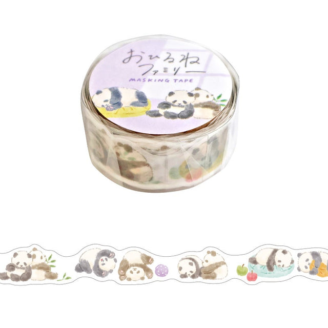 Mind Wave Ohirune Family Die-Cut Masking Tape - Sasamura Family
