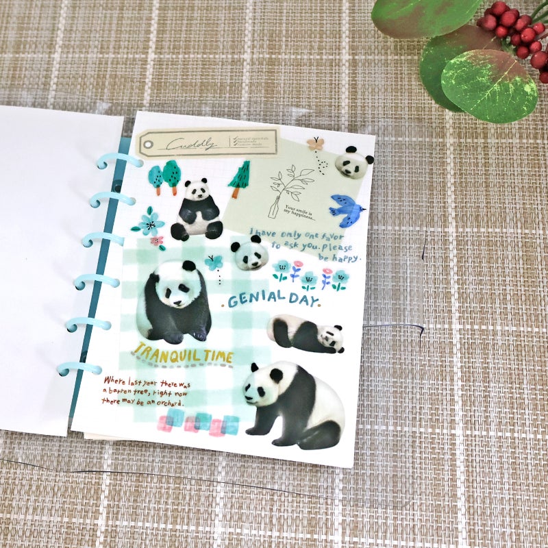 Mind Wave Photo Selection Stickers - Panda