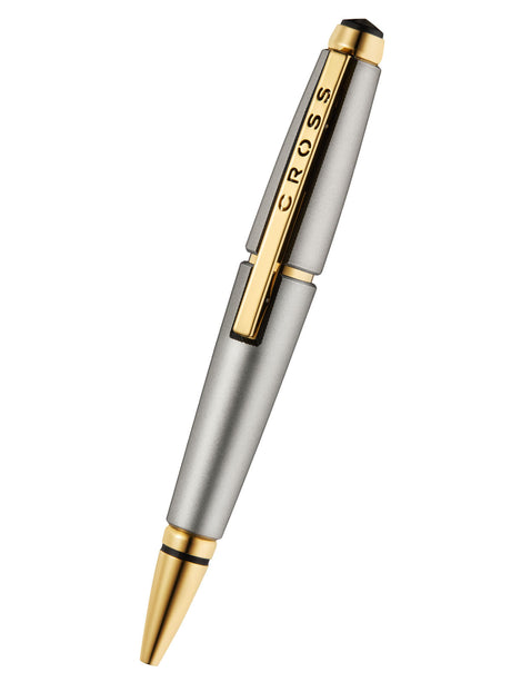 Edge Sonic Titanium Lacquer with Gold PVD Rollerball Pen