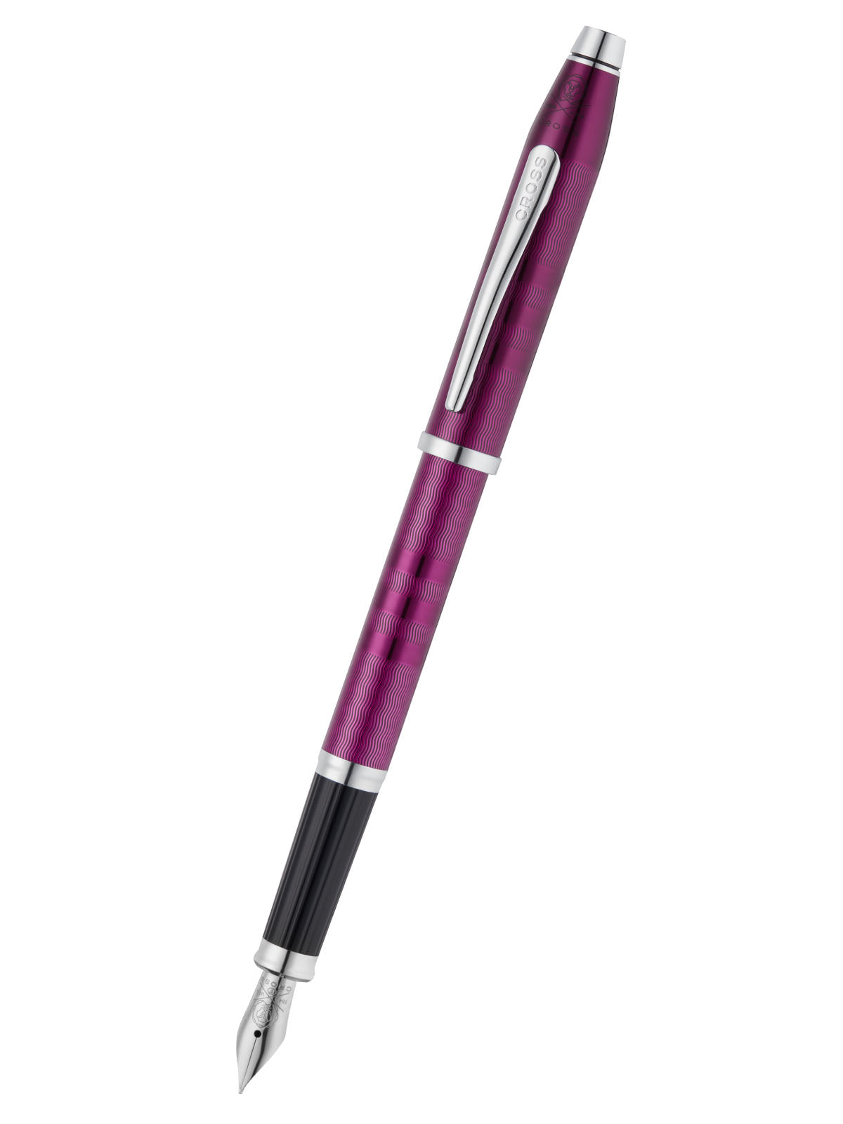 Century II Midnight Plum Fountain Pen - top view
