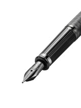 Century II Midnight Black Fountain Pen - nib view