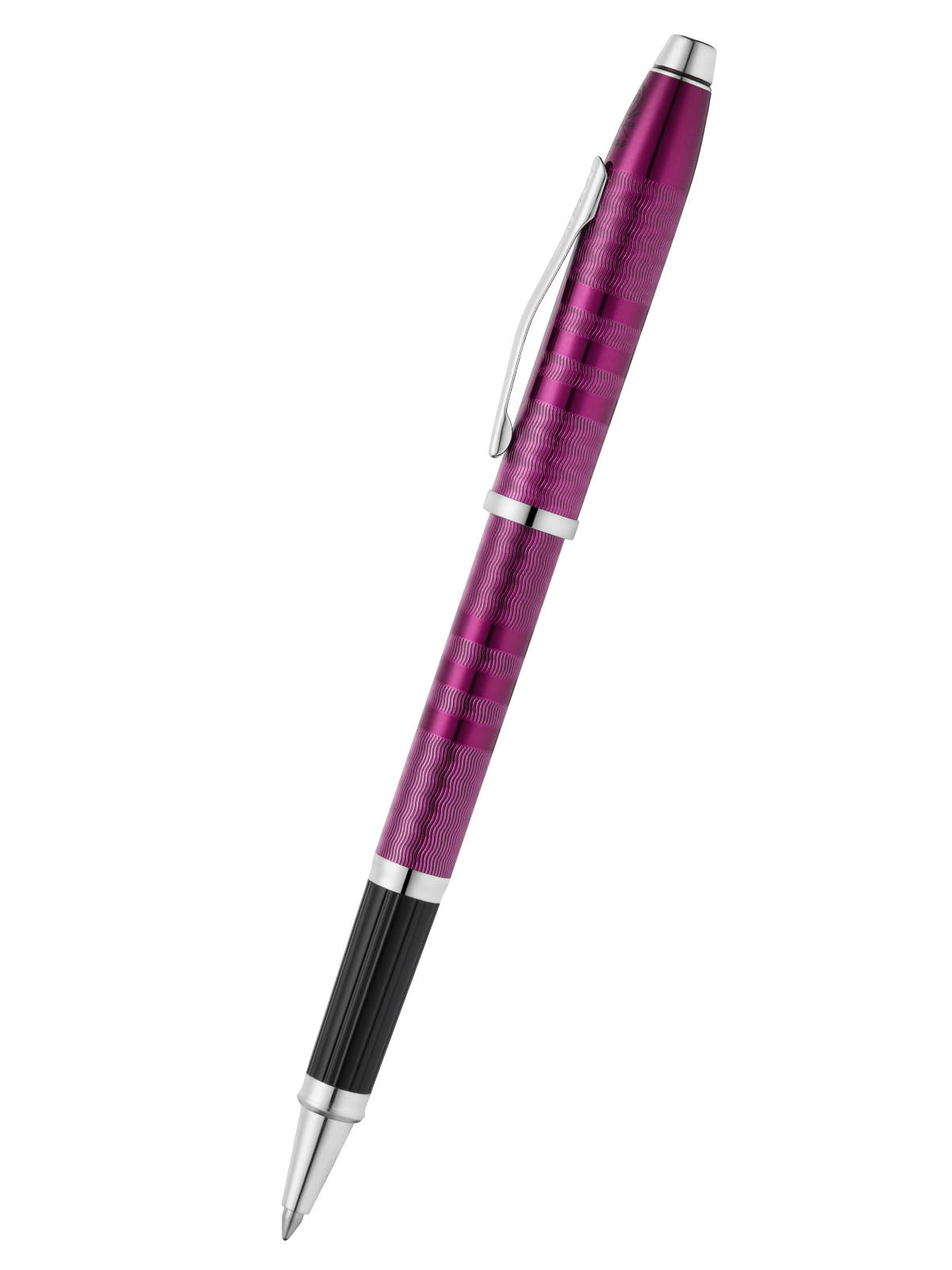 Century II Midnight Plum Rollerball Pen - side view