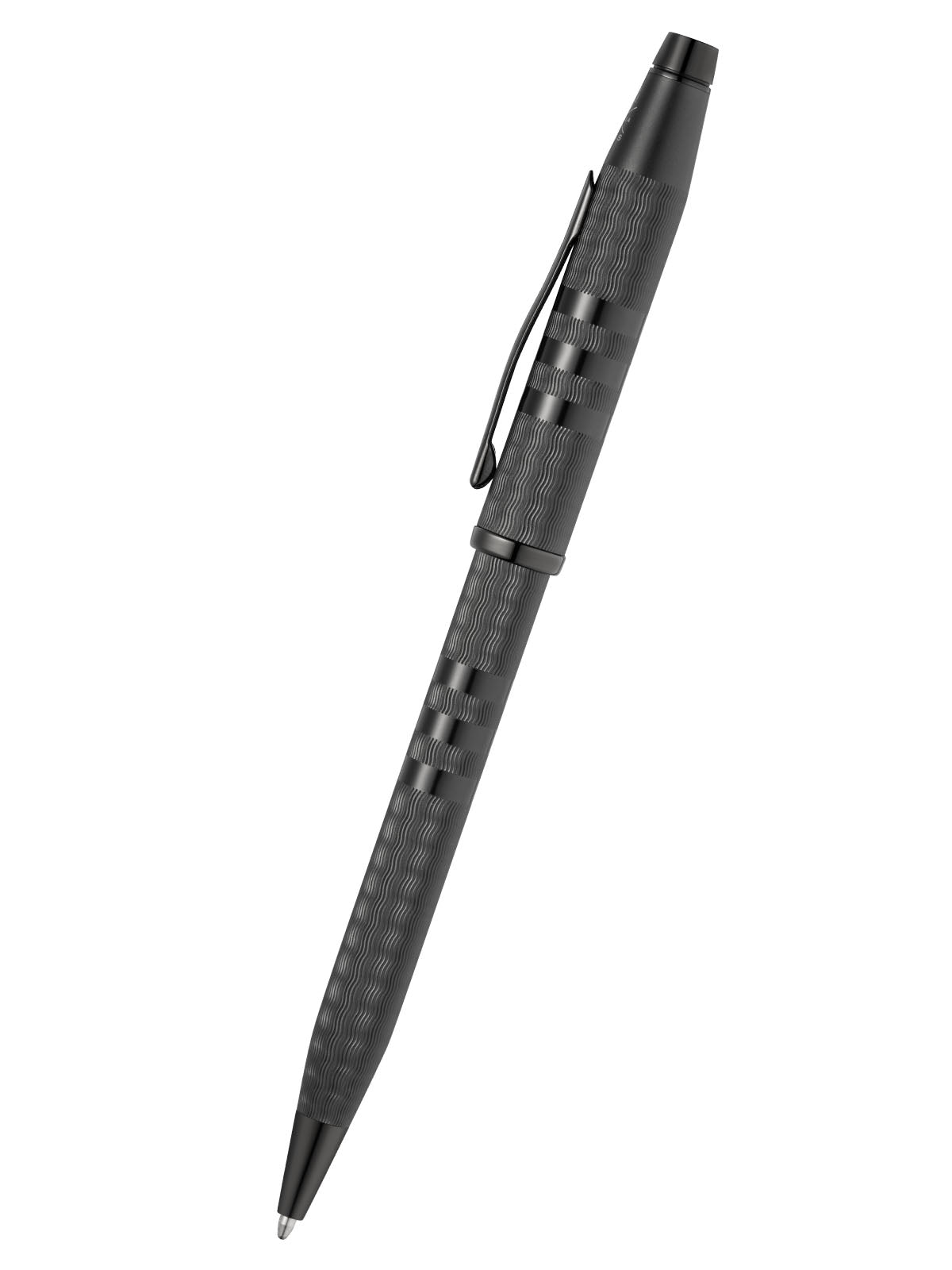 Century II Midnight Black Ballpoint Pen - side view