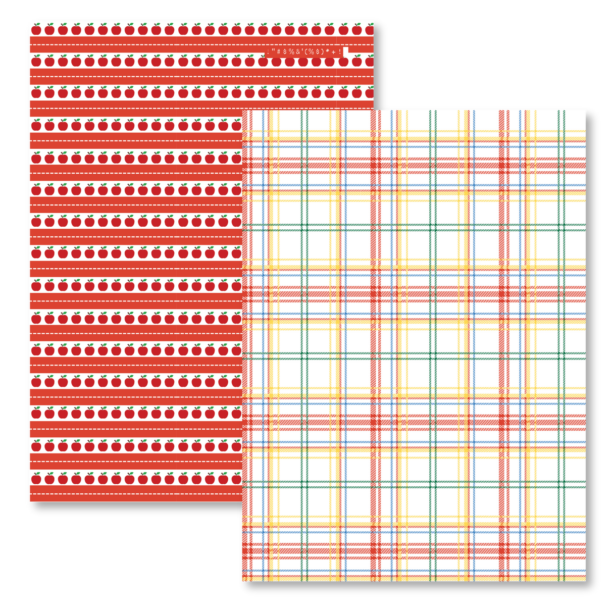 Letters to Apollo - Assorted Scrapbook Paper Bundle (8 Sheets)
