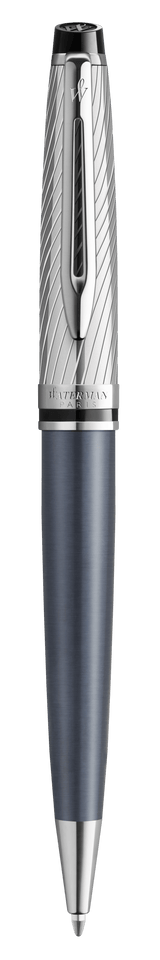 Waterman Expert Deluxe Ballpoint Pen - Metallic Stone Grey Lacquer