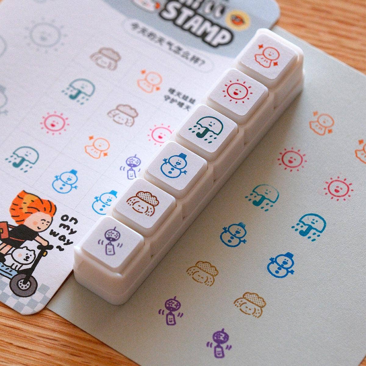 RiN! Studio Mini 6-in-1 Stamp - Weather