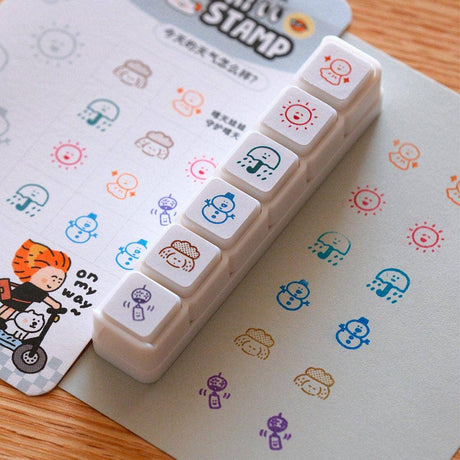 RiN! Studio Mini 6-in-1 Stamp - Weather