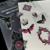 Atlas Stationers - CoraCreaCrafts Sticker Sheet - Victorian Gothic - Stickers