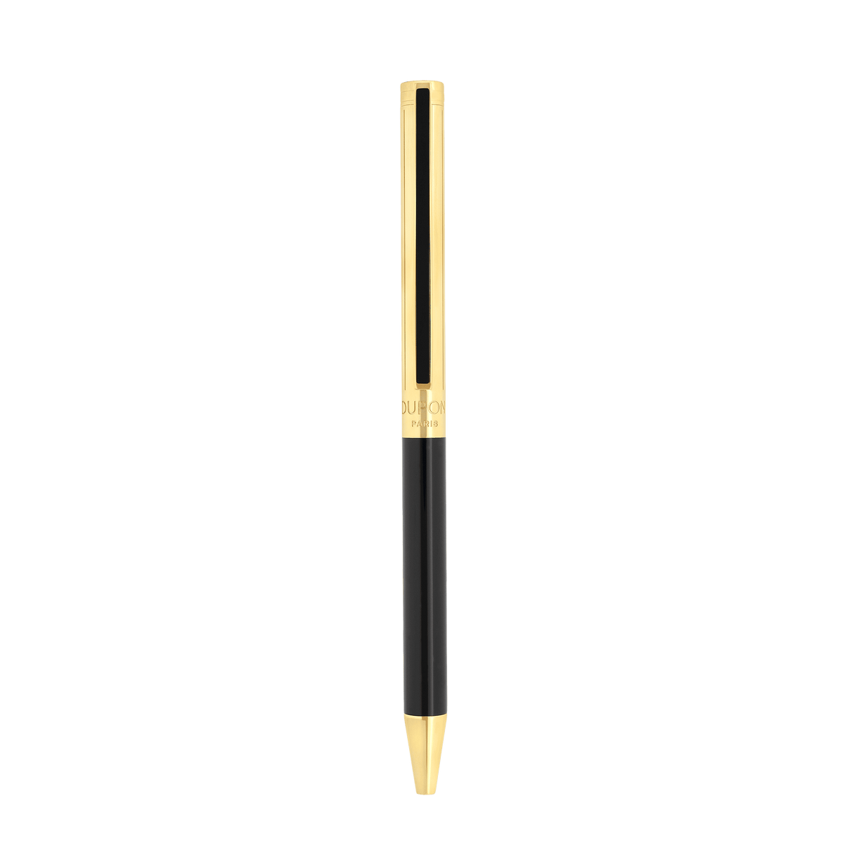 S.T. Dupont Classique Ballpoint Pen - Black w/Gold