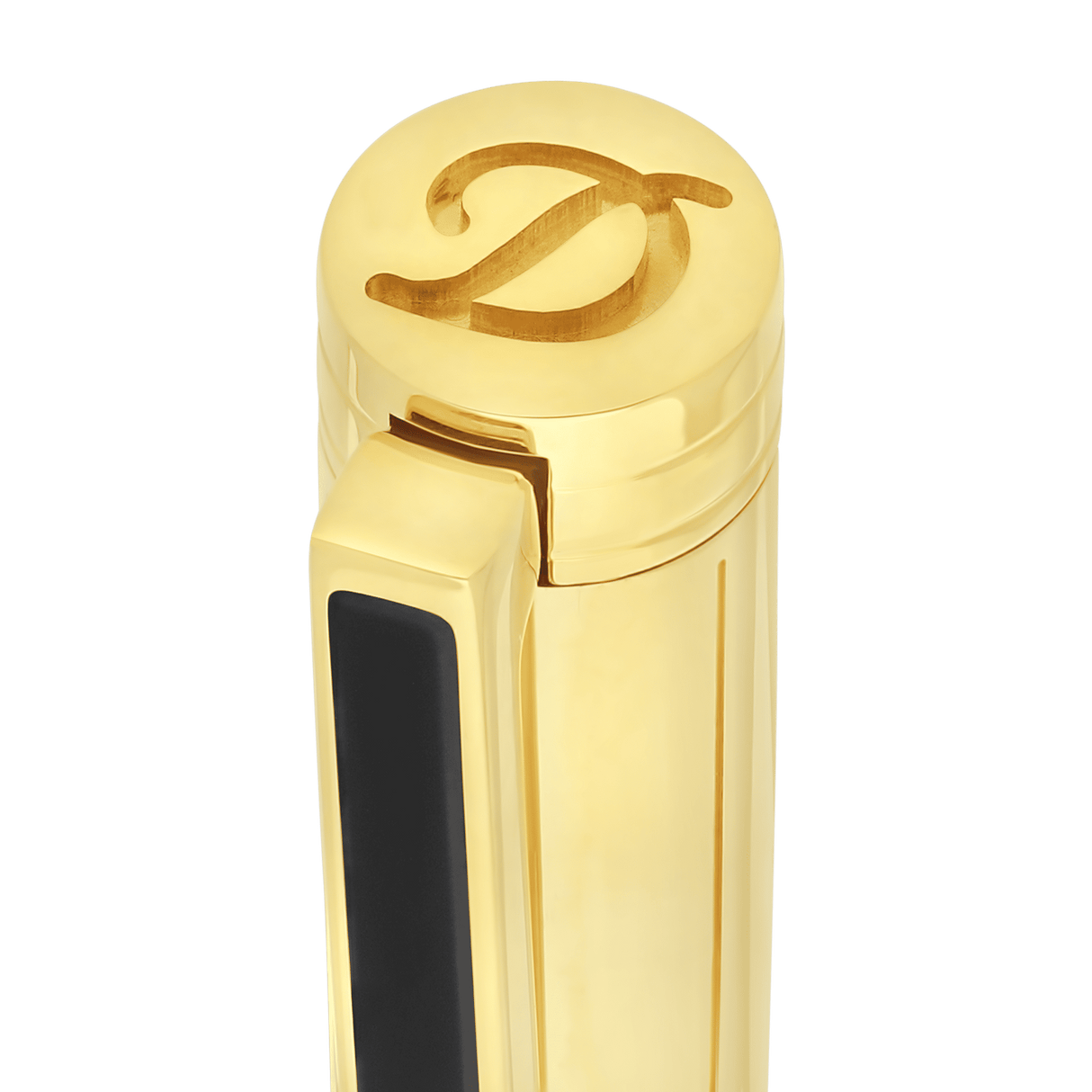 S.T. Dupont Classique Ballpoint Pen - Black w/Gold