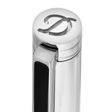 S.T. Dupont Classique Ballpoint Pen - Diagonal Silver Guilloche