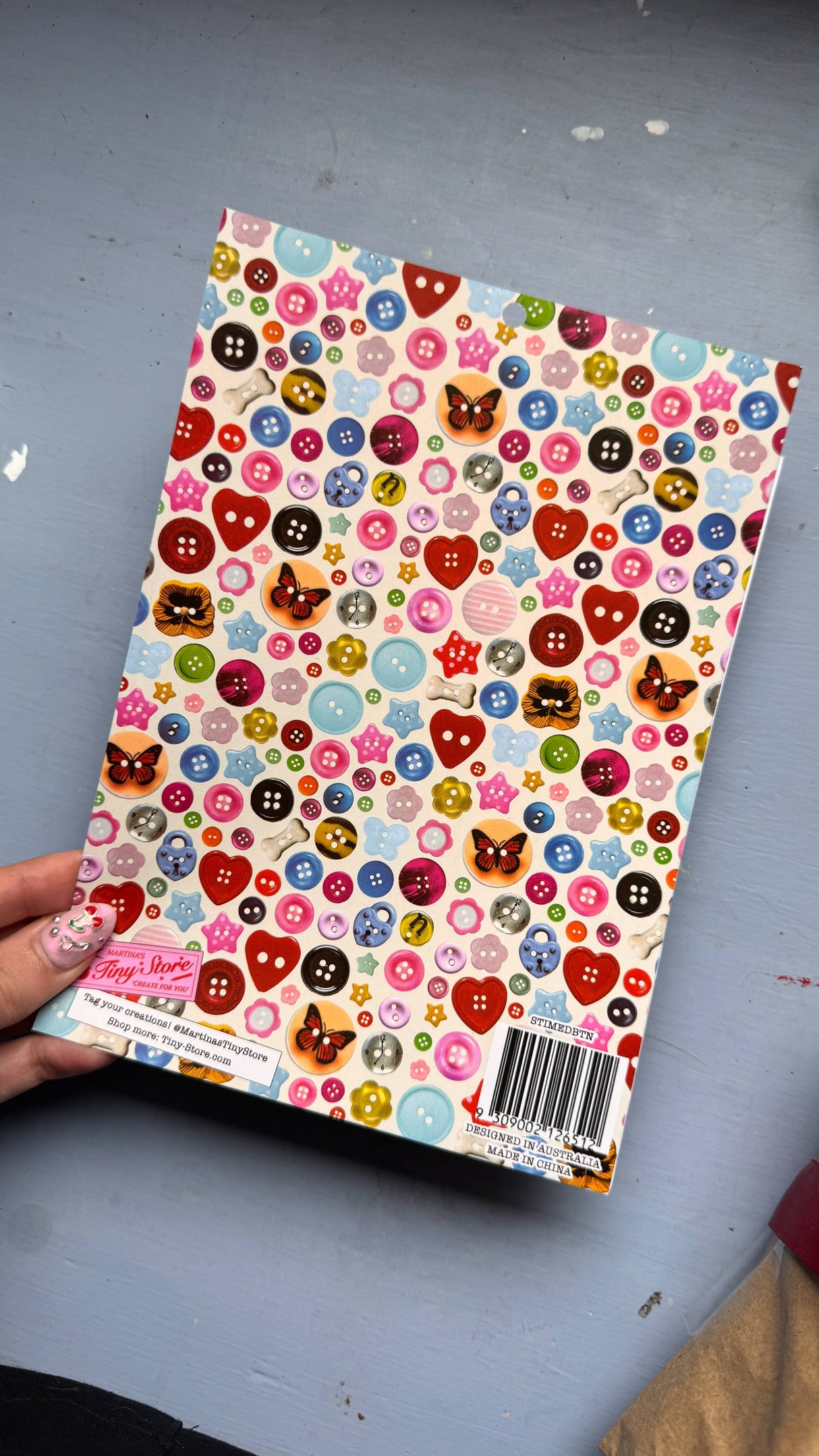 TINYSTORE Button Stickers!