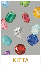 KITTA Portable Decorative Tape -Clear Small -: Gems
