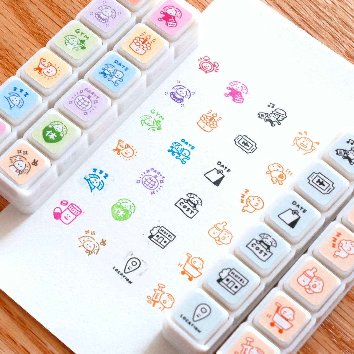RiN! Studio Mini 6-in-1 Stamp - Routine