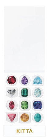 KITTA Portable Decorative Tape -Clear Small -: Gems