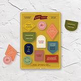 Stationery Merit Badge Sticker Sheet