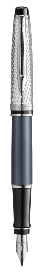 Waterman Expert Deluxe Fountain Pen - Metallic Stone Grey Lacquer