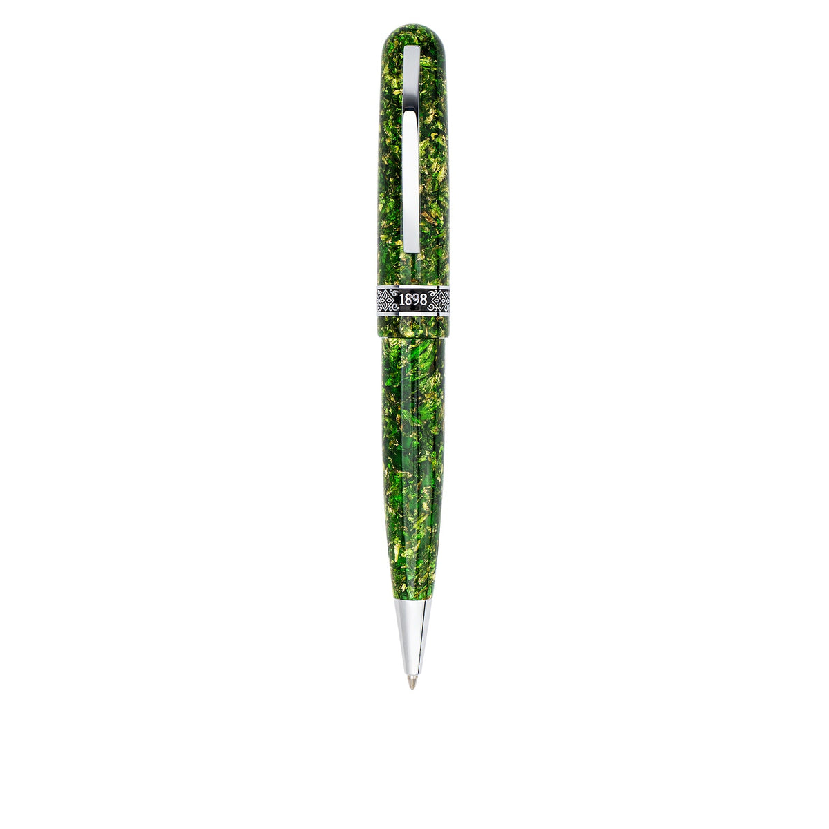 Conklin 1898 Solaris Ballpoint Pen - Green w/ Chrome Trim